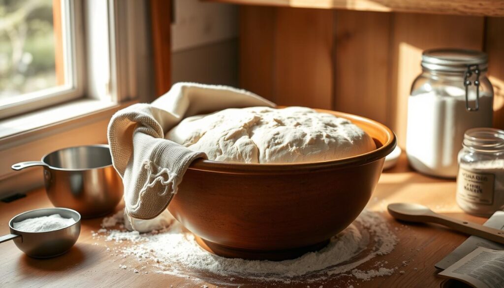 Sourdough Bread Rising Process