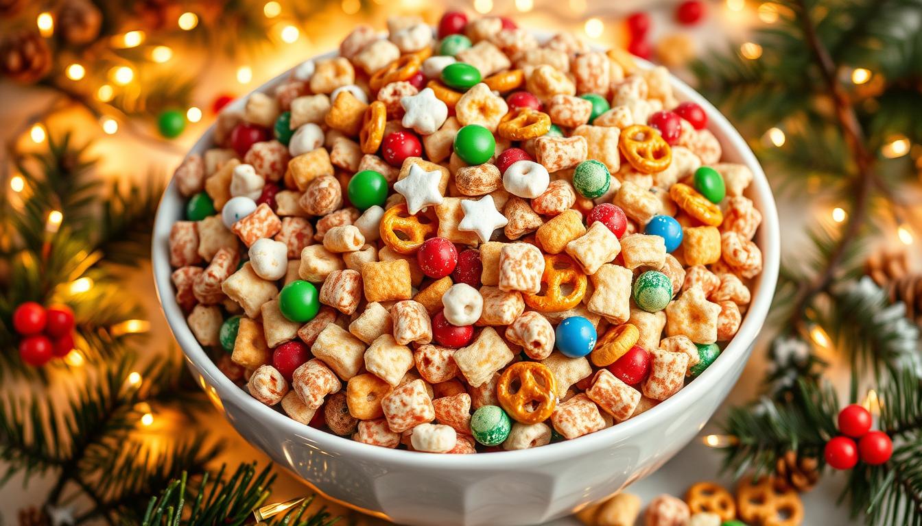 christmas chex mix recipe